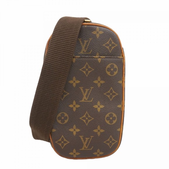 Louis Vuitton Monogram Pochette Ganjou Body Bag M51870 Brown Men's - Picture 1 of 13